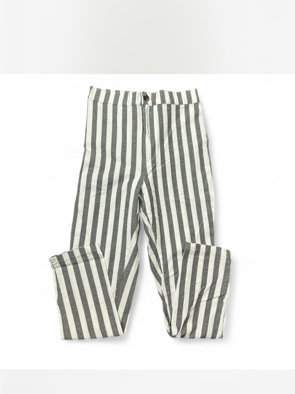 Urban Outfitters Gray and White Striped Pants